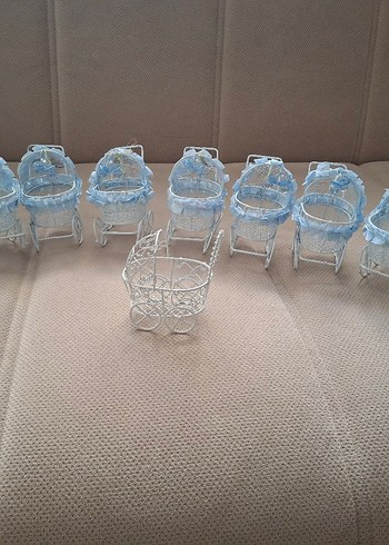 Mavi Pastel Bebek Sepeti Seti