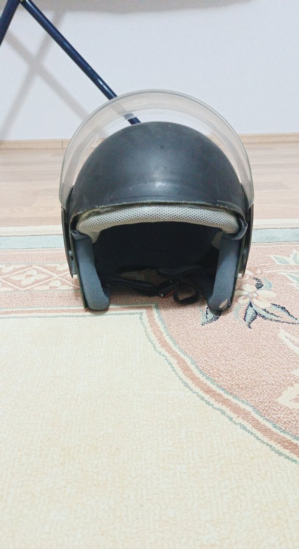 Diger Siyah Biker Motosiklet Kaskı - Görsel 3