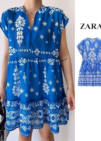 Zara model elbise