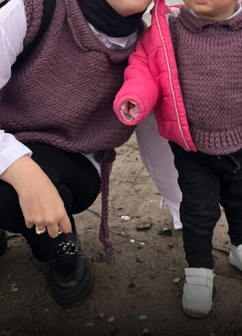 Zara Anne Kız Kombin Süveter Takımı