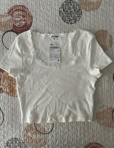 Koton dantelli tshirt