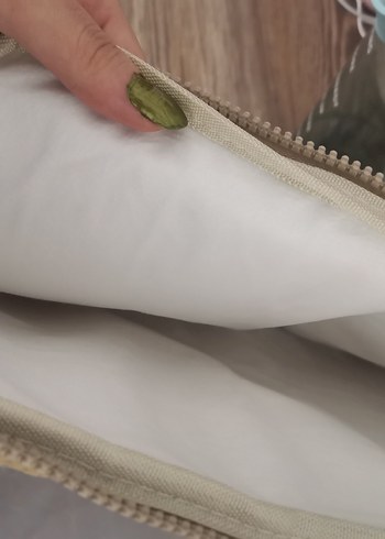 Beden Bej Kadın Laptop Çantası, Fermuarlı, orta Boy