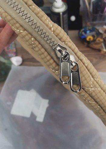Beden altın Renk Bej Kadın Laptop Çantası, Fermuarlı, orta Boy