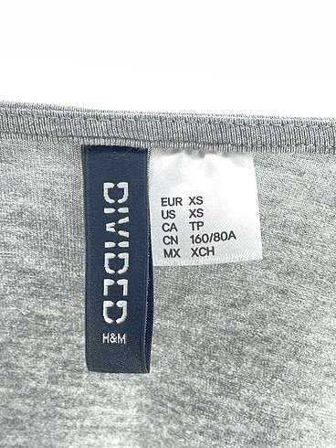 xs Beden gri Renk H&M T-shirt %70 İndirimli.