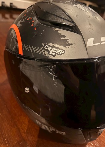 LS2 Siyah Parlak Motosiklet Kaskı - Görsel 3