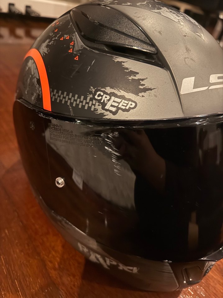 LS2 Siyah Parlak Motosiklet Kaskı - Görsel 3