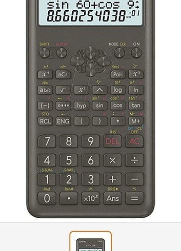 Casio hesap makinesi