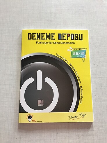 Acil yayınları YKS Deneme deposu Fonksiyonlar konu denemeleri