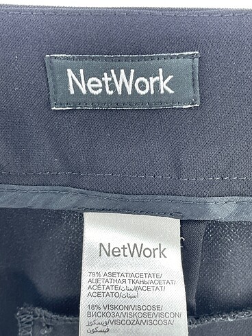 36 Beden siyah Renk Network Kumaş Pantolon %70 İndirimli.