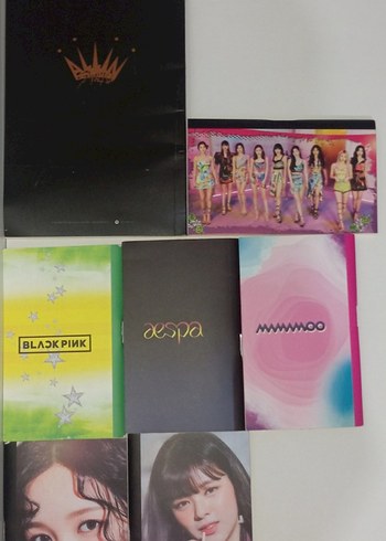 K-pop 7 Adet Not Defteri