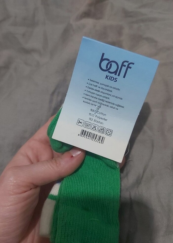 3 lü bebek çorabı  - Görsel 3