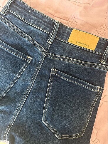 xs Beden İspanyol paça crop jean