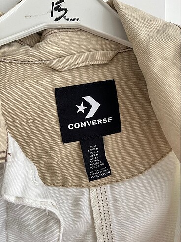 m Beden camel Renk Converse krem ceket