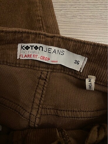 xs Beden kahverengi jean