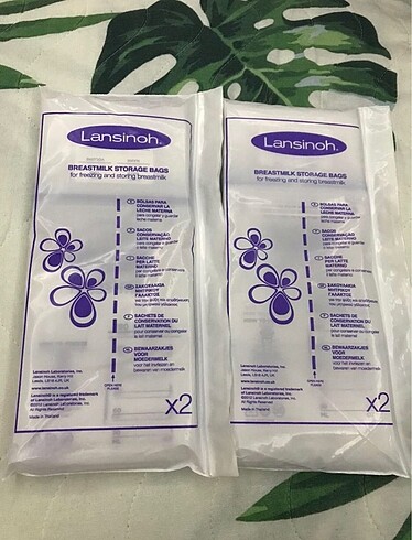 Lansinoh süt saklama poşeti