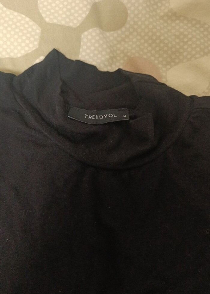 Siyah uzun body - Görsel 2