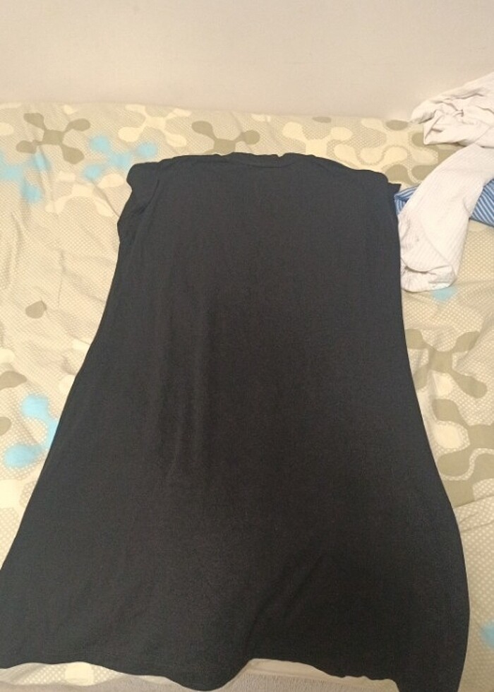 Siyah uzun body - Görsel 3