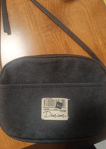 Gri Süet Kadın Omuz Çantası - Görsel 9