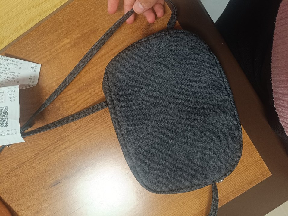 Gri Süet Kadın Omuz Çantası - Görsel 5