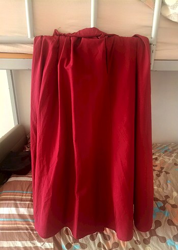 Bordo balon Dökümlü Kadın Etek - Görsel 7