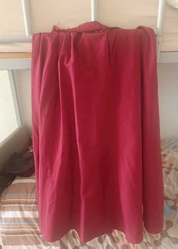 Bordo balon Dökümlü Kadın Etek - Görsel 6