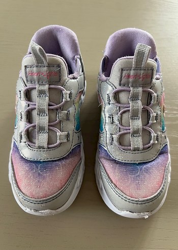 Skechers ışıklı kız çocuk spor ayakkabı