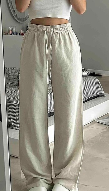 trendyol keten pantolon