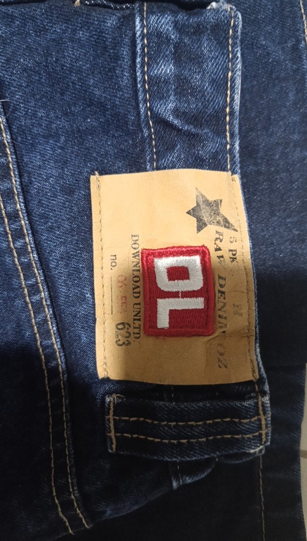 Vintage, Lacivert Baggy Pantolon — görsel 4/5