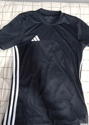 Adidas Siyah Kisa Kollu Spor Tshirt