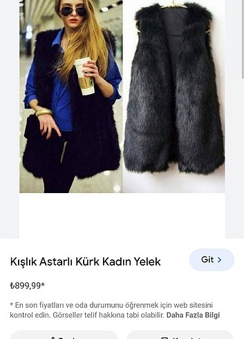 s Beden siyah Renk Addax kürk yelek