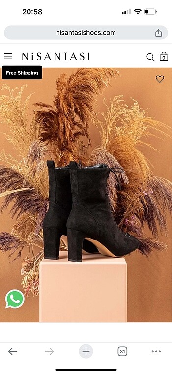 Diğer Nişantaşı shoes süet ince topuk bot