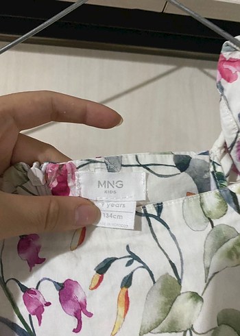 Çiçek Desenli Uzun çocuk Tulum - Görsel 3