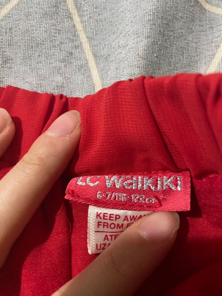 Kırmızı Pilili Mini Etek - Görsel 2