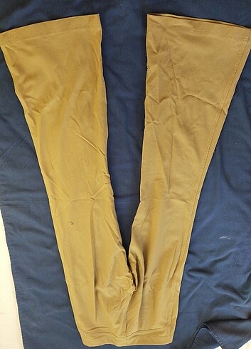 İspanyol paça kumaş pantalon 