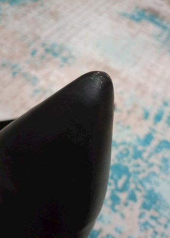 Siyah Stiletto Topuklu Kadın Ayakkabı - Görsel 4