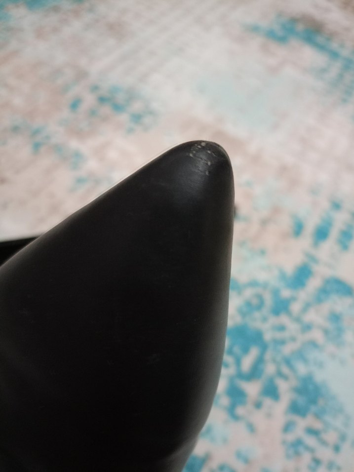 Siyah Stiletto Topuklu Kadın Ayakkabı - Görsel 4