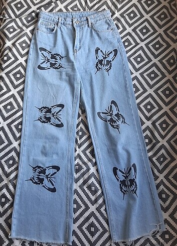 American Vintage kelebek desenli kot pantolon ???? 