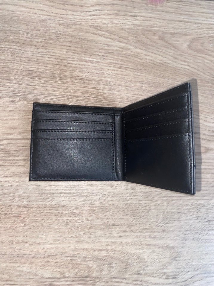 Siyah Minimalist Deri Erkek Cüzdanı - Görsel 2