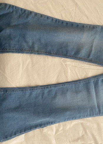 Mavi Normal Boy Kadın ispanyol paça - Görsel 3