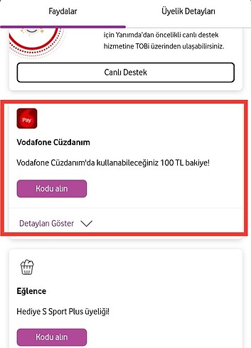 Yanımda premium cüzdan 100 kodu satın alınır 