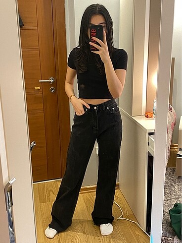 Siyah Wide Leg