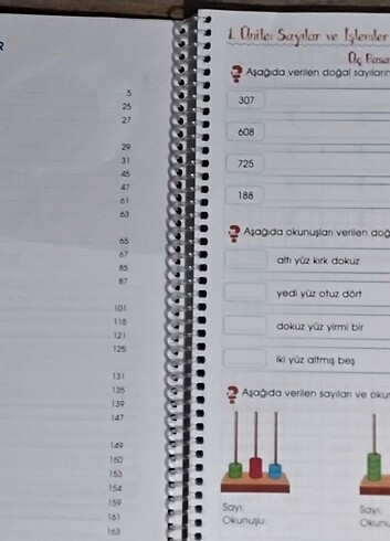  3. Sınıf matematik çalışma kitabı 