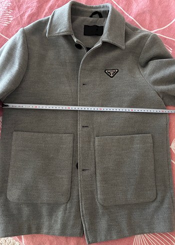 Gri Düğmeli Erkek Midi Ceket - Görsel 3