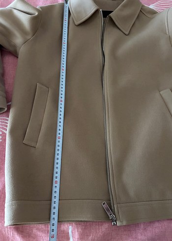 Bej Erkek Midi Boy Regular Fit Ceket - Görsel 4