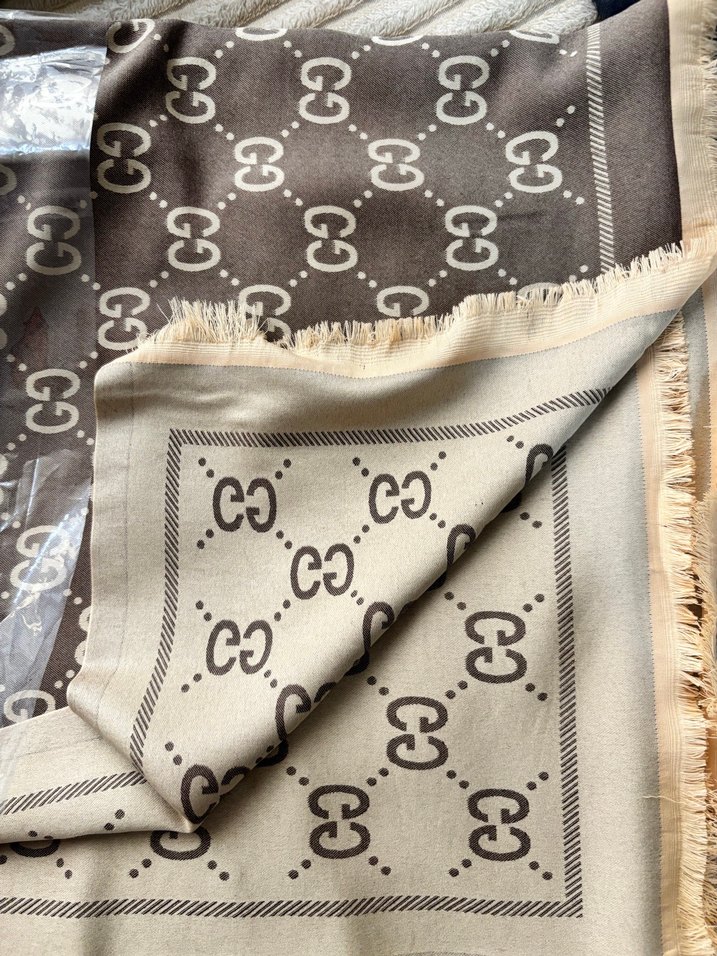 Gucci desen çift taraflı şal - Görsel 3
