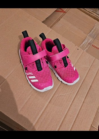 Kız Çocuk Pembe Cırtcırtlı Spor Ayakkabı