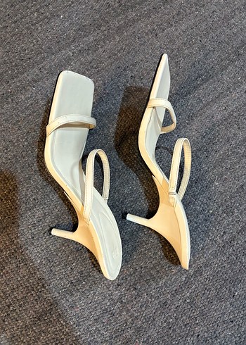 Zara topuklu terlik-sandalet - Görsel 3