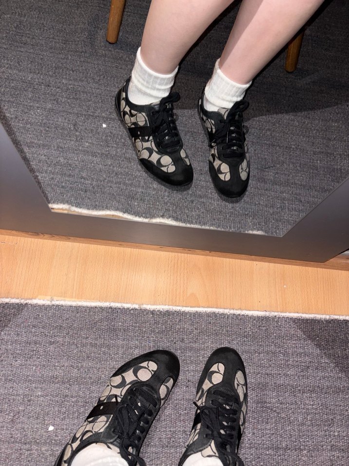 Vintage coach sneaker - Görsel 2