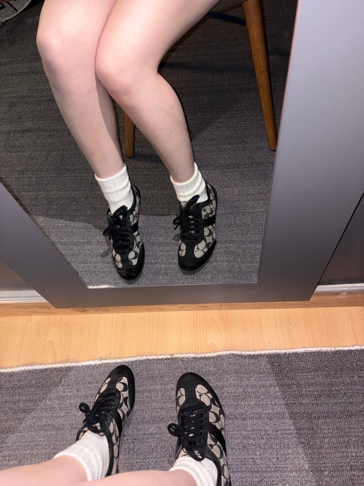 Vintage coach sneaker - Görsel 5