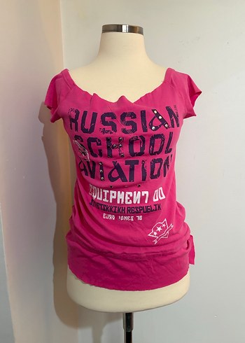 y2k zımbalı ve baskılı tshirt - Görsel 2